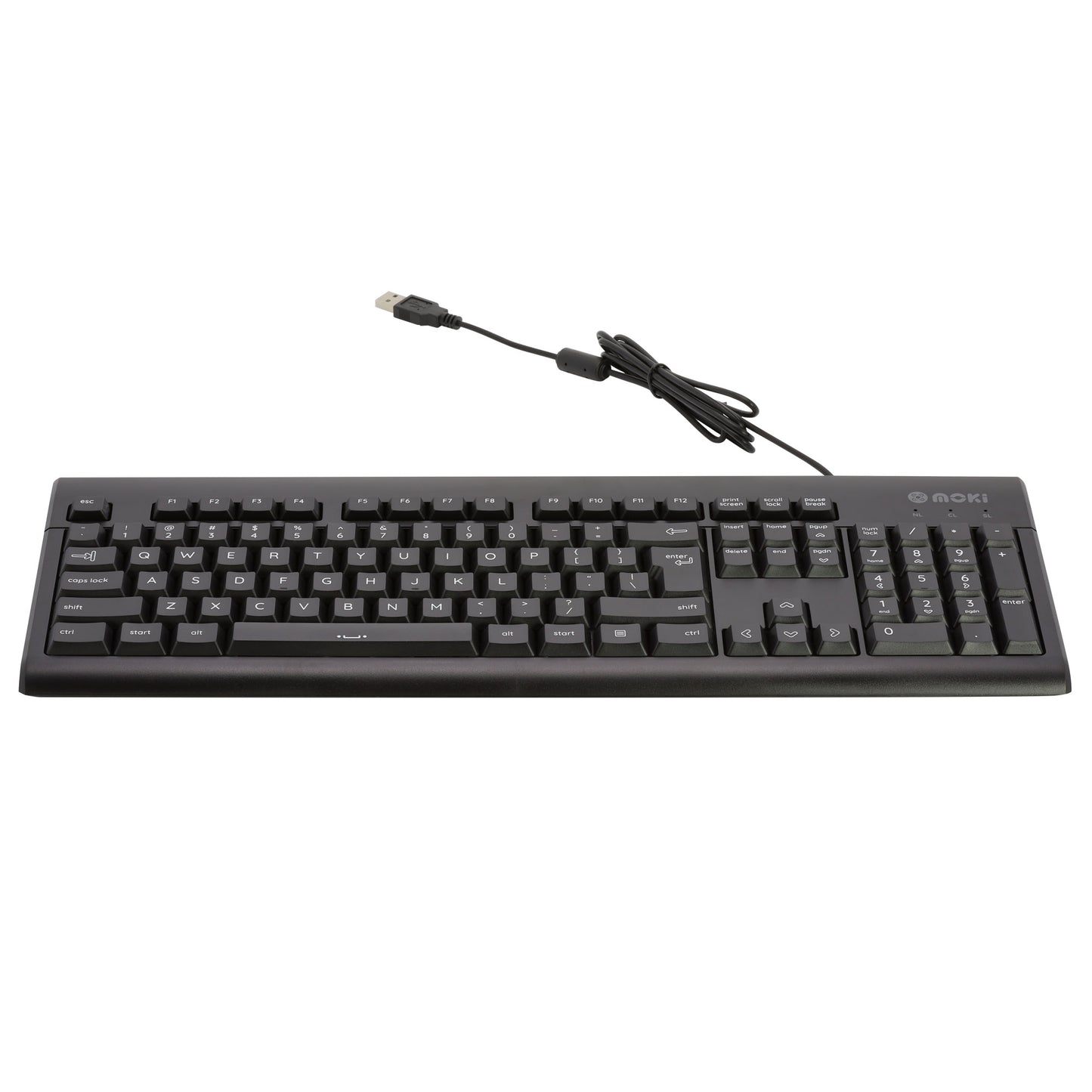 MOKI KEYBOARD - WIRED USB MOKI BLACK   G86682