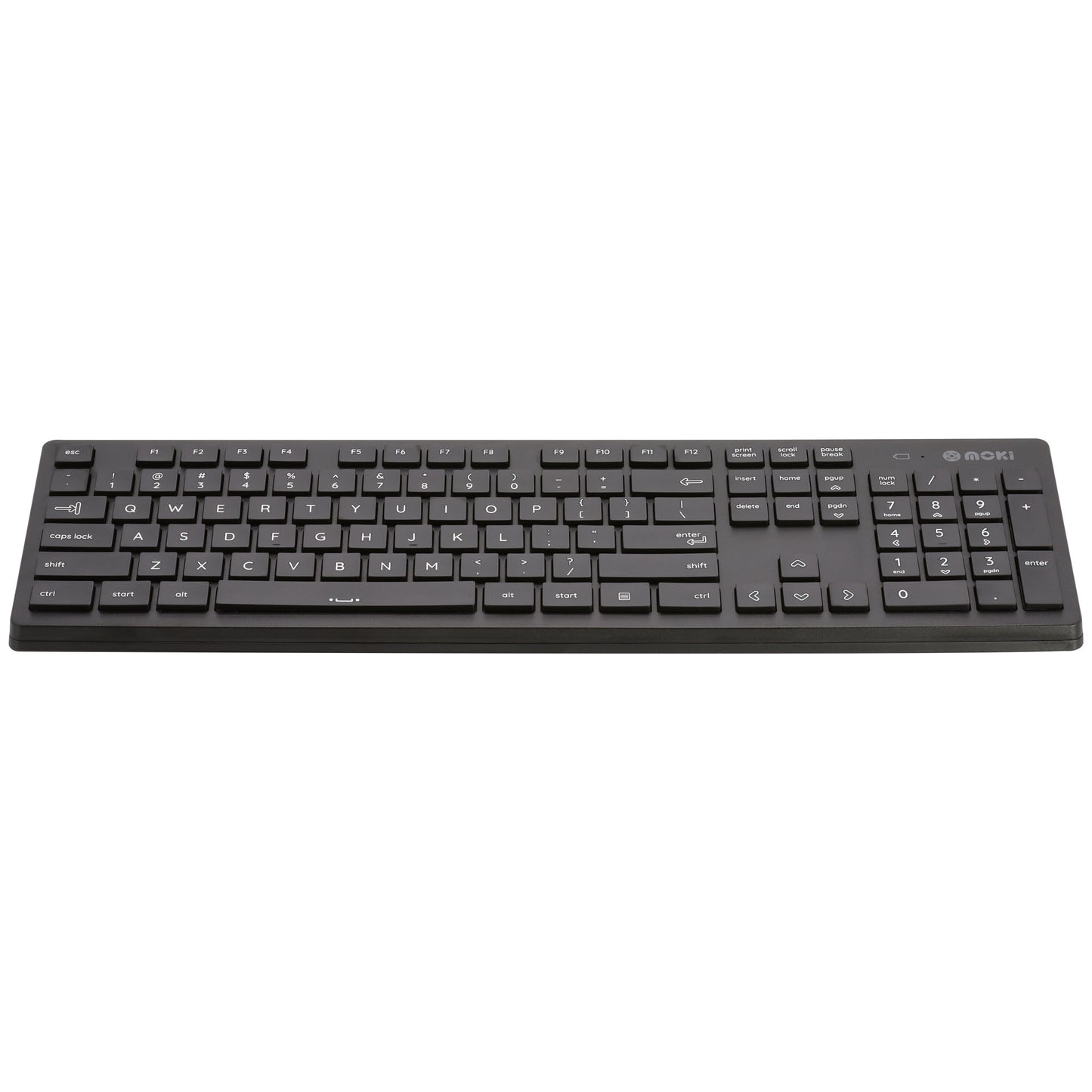 MOKI KEYBOARD - WIRELESS + NANO RECEIVER MOKI BLACK   G86683