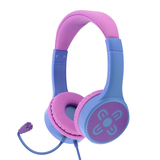 HEADPHONES MOKI CHATZONE W/BOOM MIC PINK/PURPLE   G86718