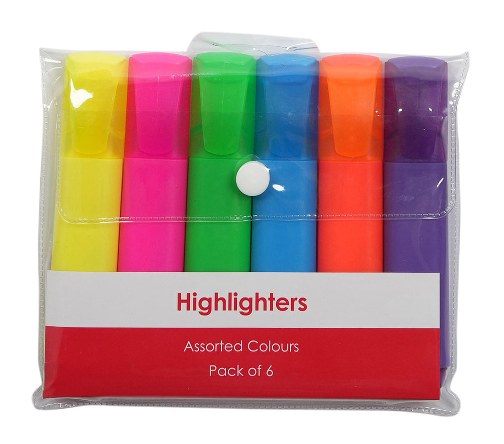 HIGHLIGHTER GNS BASIC ASSORTED WLT6   G86770