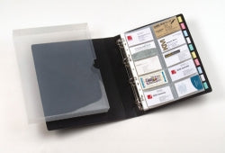 BUSINESS CARD BOOK AND CASE HOLDS 500 CARDS   G87031