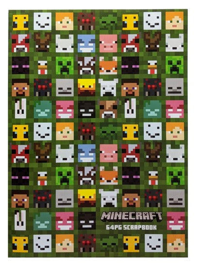 SCRAPBOOK MINECRAFT 64 PAGES   G87465