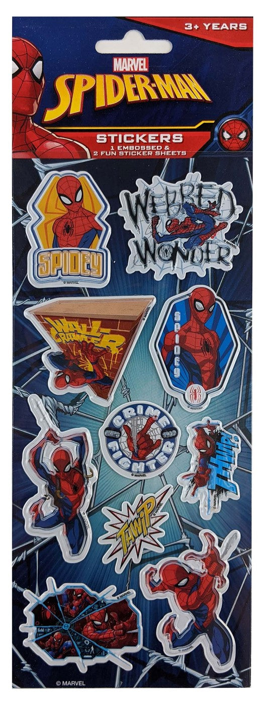 STICKERS SPIDERMAN 3 PACK EMBOSSED   G87482