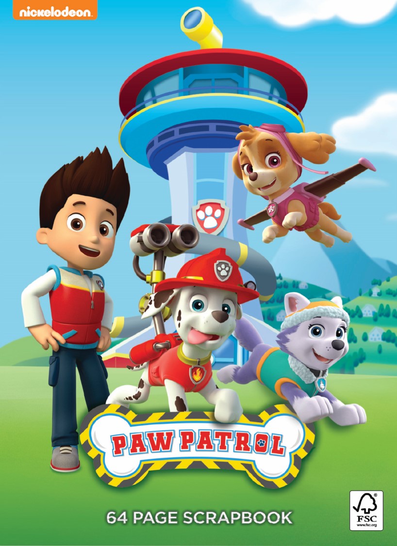 SCRAPBOOK PAW PATROL 64 PAGES   G87586