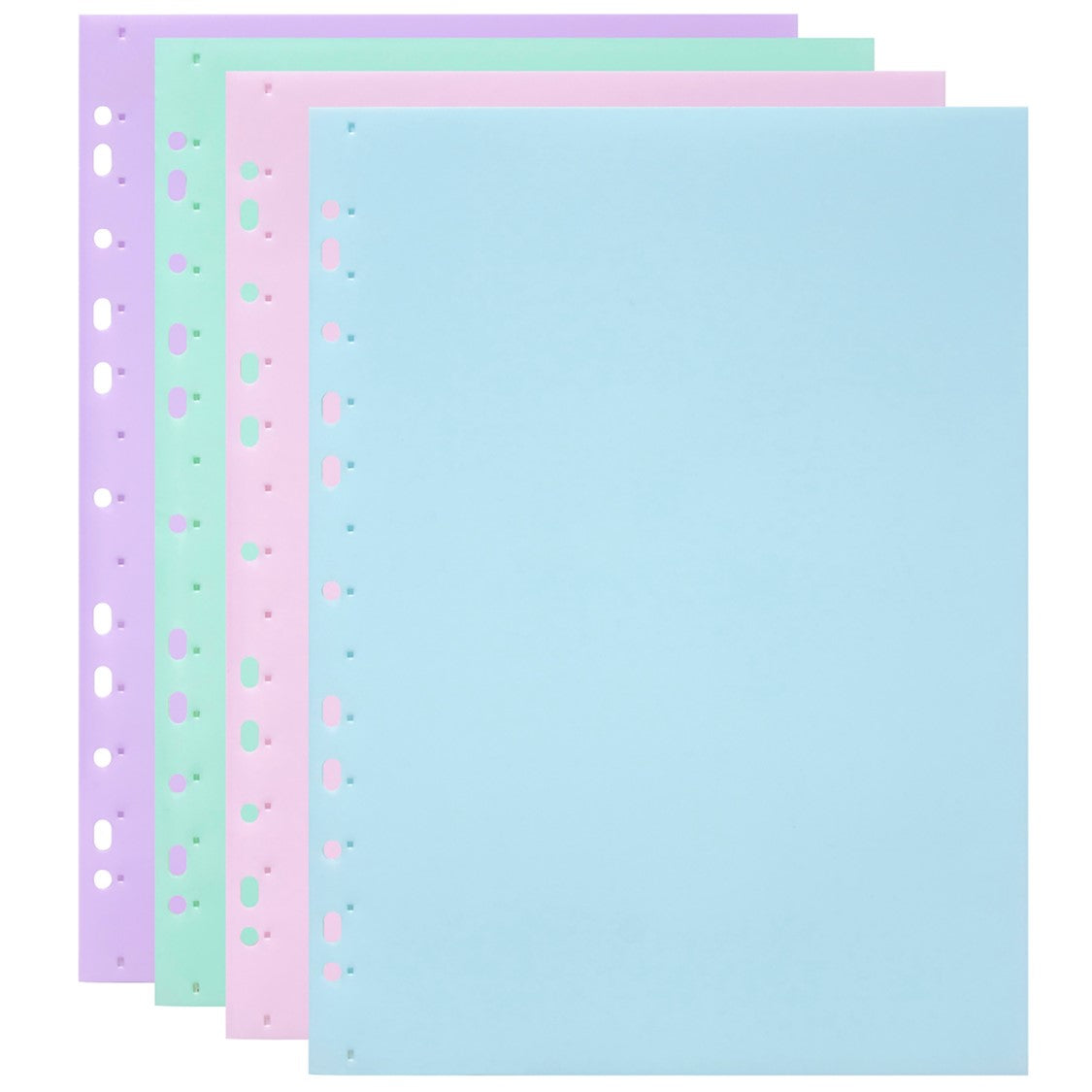 DISPLAY BOOK MARBIG A4 10 POCKET PASTEL COLOURS ASST   G87819