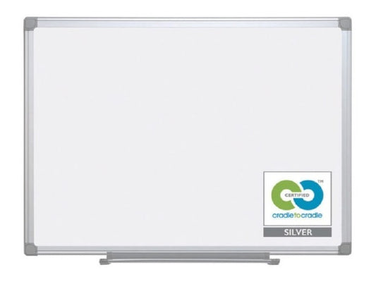 WHITEBOARD BI OFFICE 600X450MM ALUMINIUM FRAME MAGNETIC   G87911