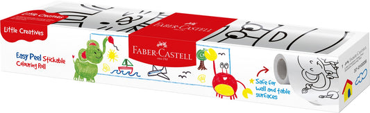 COLOURING ROLL FABER-CASTELL LITTLE CREATIVES EASY PEEL STICKABLE   G87937