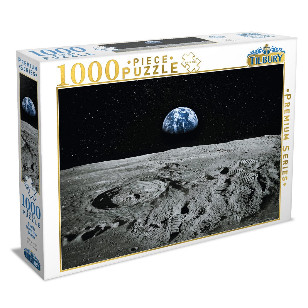 JIGSAW PUZZLE TILBURY PREMIUM 1000PCE EARTH FROM THE MOON   G88000