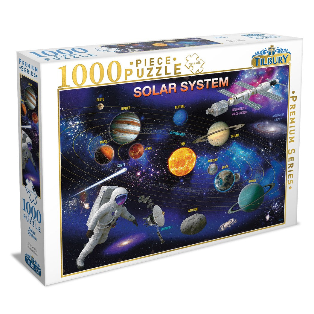 JIGSAW PUZZLE TILBURY PREMIUM 1000PCE SOLAR SYSTEM   G88015