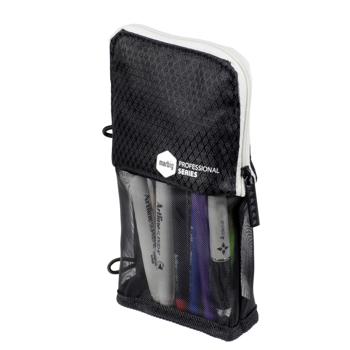 PENCIL POUCH MARBIG PROFESSIONAL STAND AND STORE BLACK/GREY   G88305