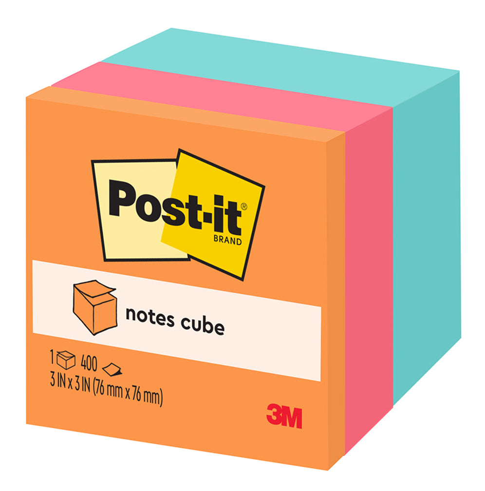 NOTES SUPER STICKY POST-IT 76X76 2059-AQ CPT CUBE   G88350