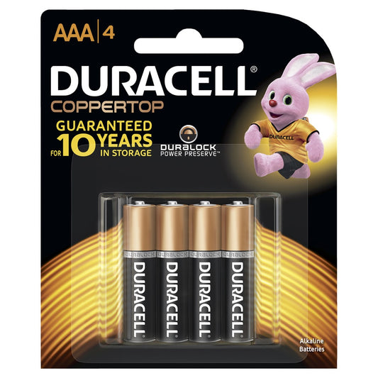 BATTERY DURACELL ALK AAA 4   G88646