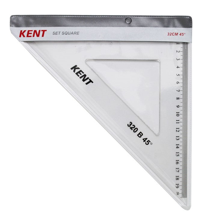 SET SQUARE KENT 320MM 45 DEGREES   G88658