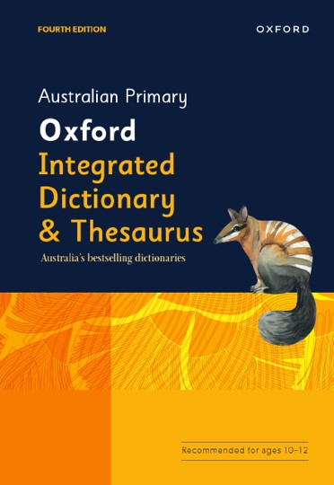 DICTIONARY & THESAURUS OXFORD AUSTRALIAN PRIMARY INTERGRATED 4TH EDITION   G88728