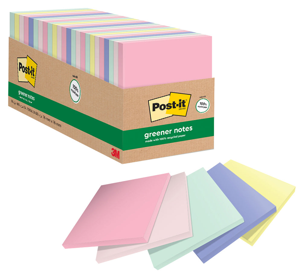 NOTES POST-IT 654-24RP-AP 76X76MM SWEET SPRINKLES PK24   G88823