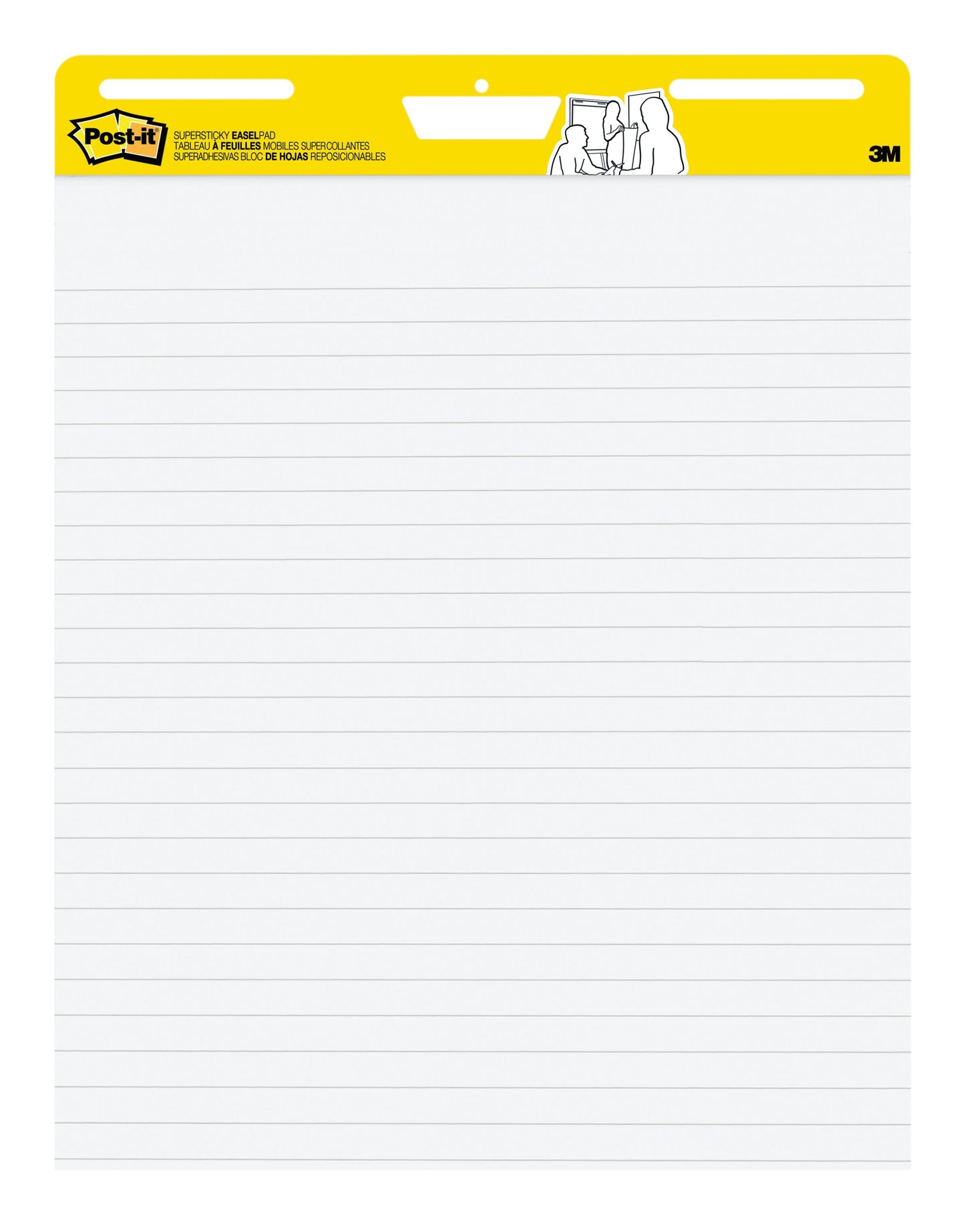 EASEL PAD POST-IT 561WLSS 635X762MM SUPER STICKY RULED 30SHT   G88836