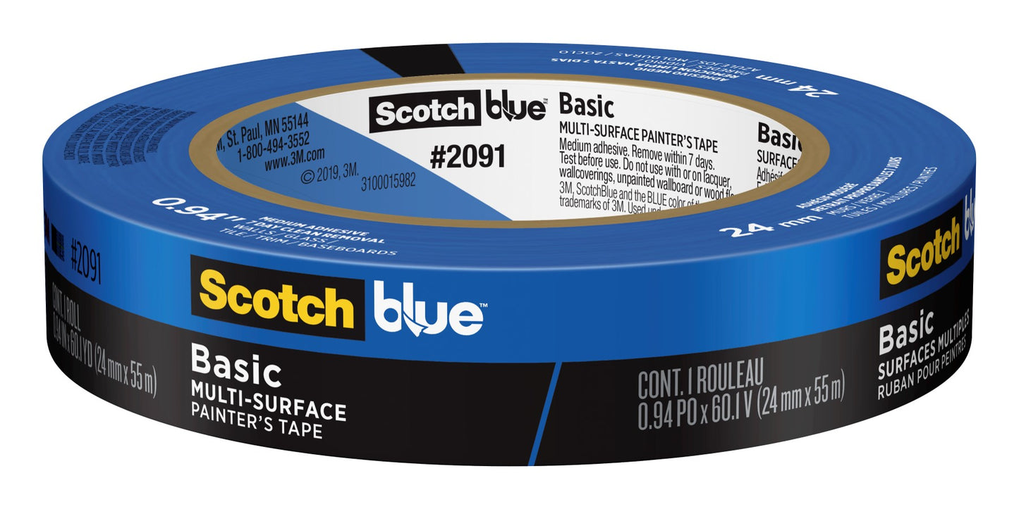 PAINTING TAPE  SCOTCH 24MM X 55M 2091 BLUE  Special Order Only G88842