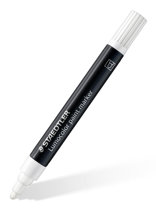 PAINT MARKER STAEDTLER LUMOCOLOR 349 WHITE   G89558