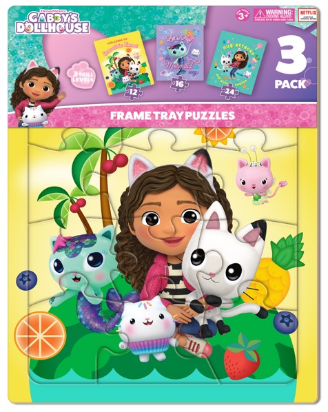 TOY PUZZLE 3 PIECE GABBYS DOLL HOUSE   G89861