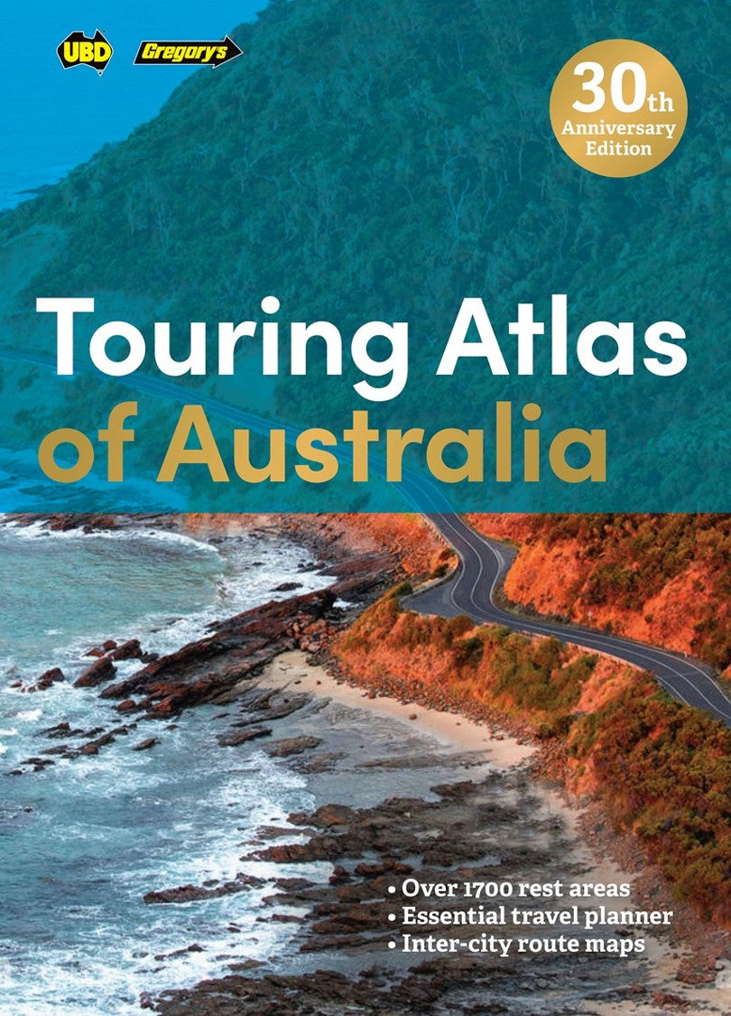 TOURING ATLAS OF AUSTRALIA UBD/GRE 30TH EDITION   G89888