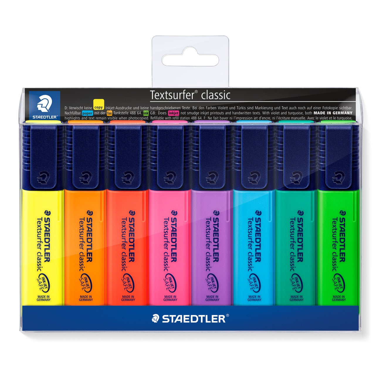 HIGHLIGHTER STAEDTLER TEXTSURFER ASST WLT8   G91019