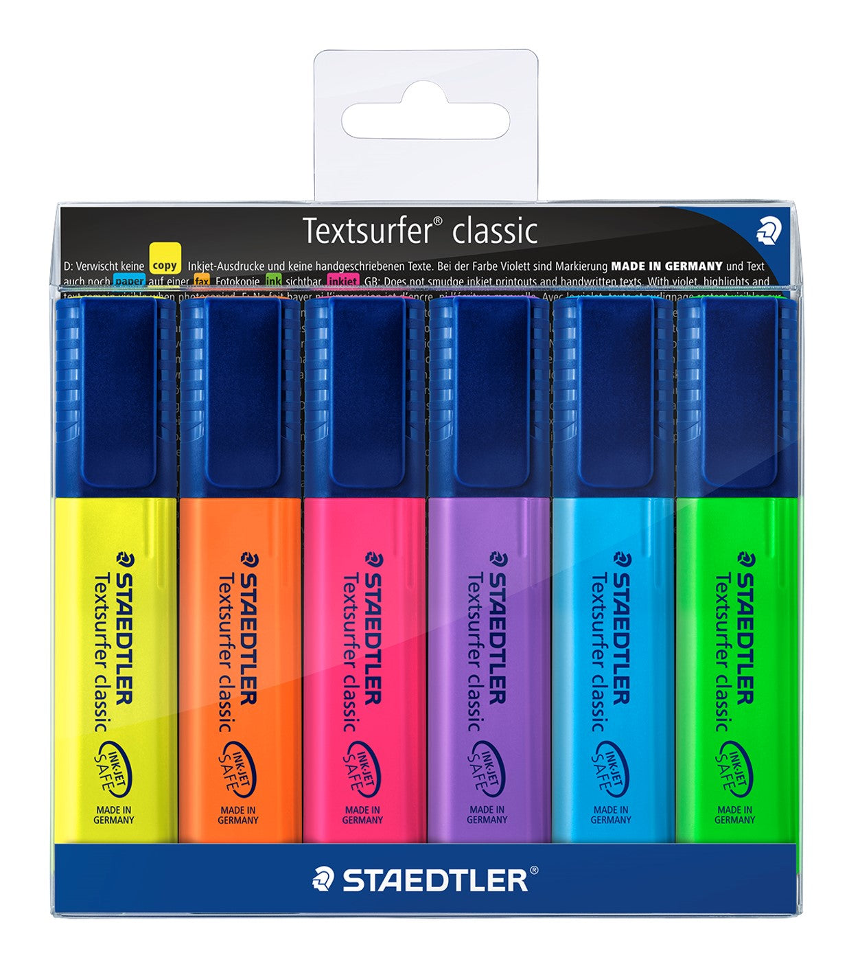 HIGHLIGHTER STAEDTLER TEXTSURFER ASST WLT6   G91021