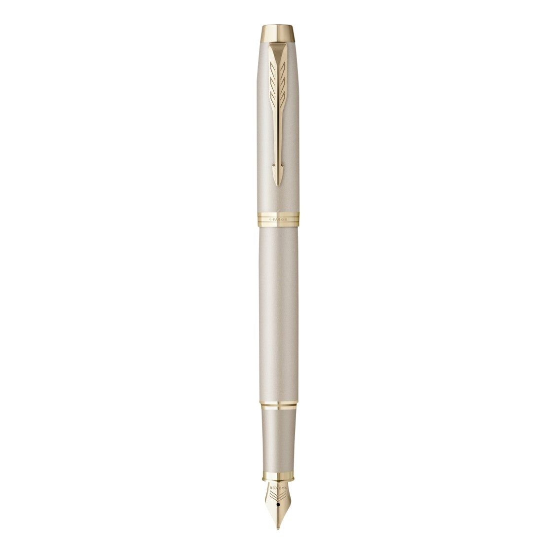 PEN PARKER IM MONOCHROME FP MED NIB CHAMPAGNE   G92869