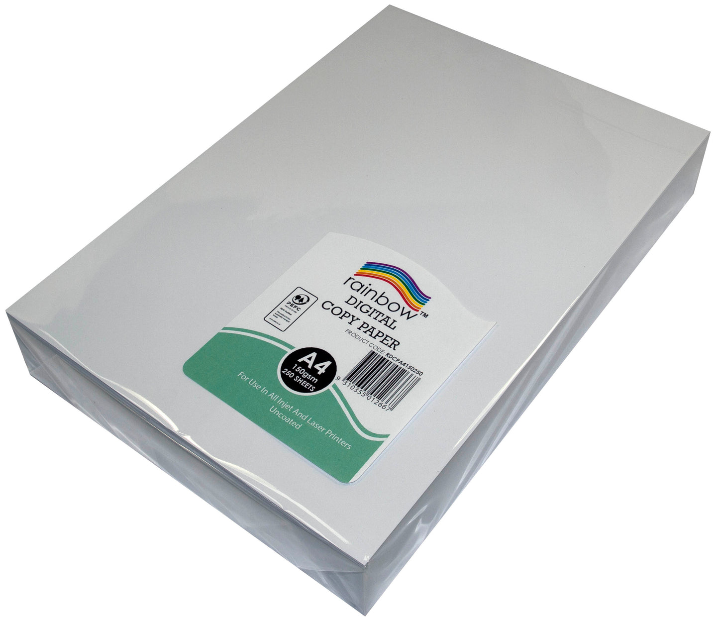 DIGITAL COPY PAPER RAINBOW A4 PEFC 150GSM WHITE PK250   G93478