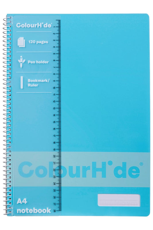 NOTEBOOK COLOURHIDE A4 SKY BLUE 120PGPG   G93571