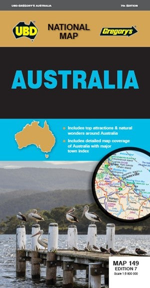 MAP UBD/GRE 690 X 920 AUSTRALIA 149 7TH ED   G93798