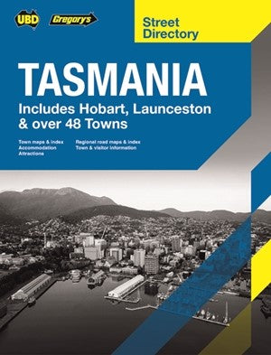 STREET DIRECTORY UBD/GRE TASMANIA 23RD ED   G93803