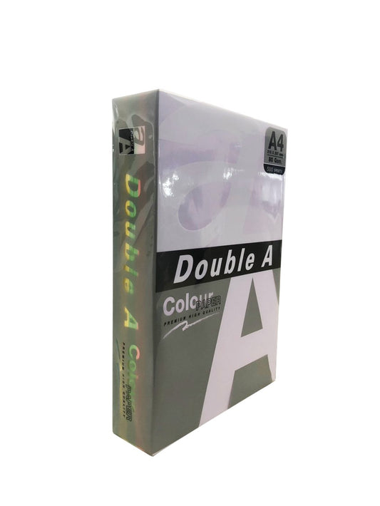 COPY PAPER DOUBLE A A4 80GSM PASTEL COLOUR RAINBOW 3 X ASSORTED PK 500   G93819