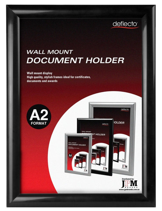 DOCUMENT HOLDER DEFLECTO A2 WALL MOUNT BLACK   G93872