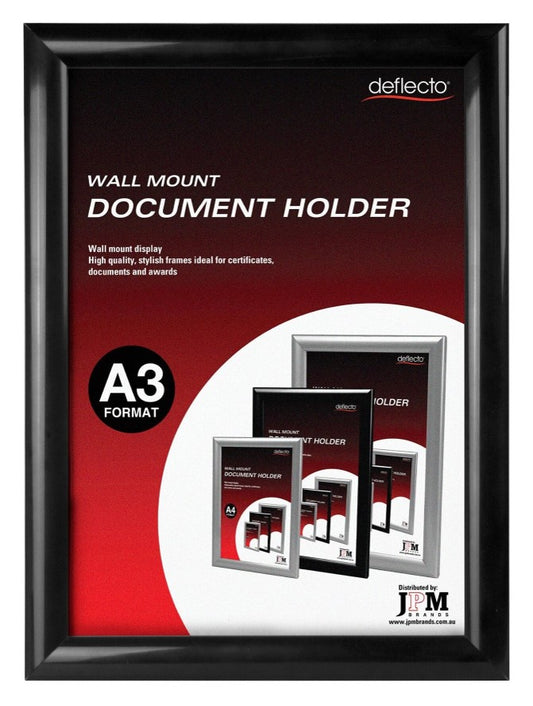 DOCUMENT HOLDER DEFLECTO A3 WALL MOUNT BLACK   G93873