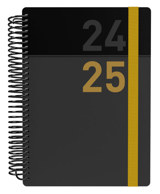 ACADEMIC DIARY/PLANNER DELTA A5 FY AUG 24-AUG 25 APPT. FP51M.45 DTP YELLOW   G93966