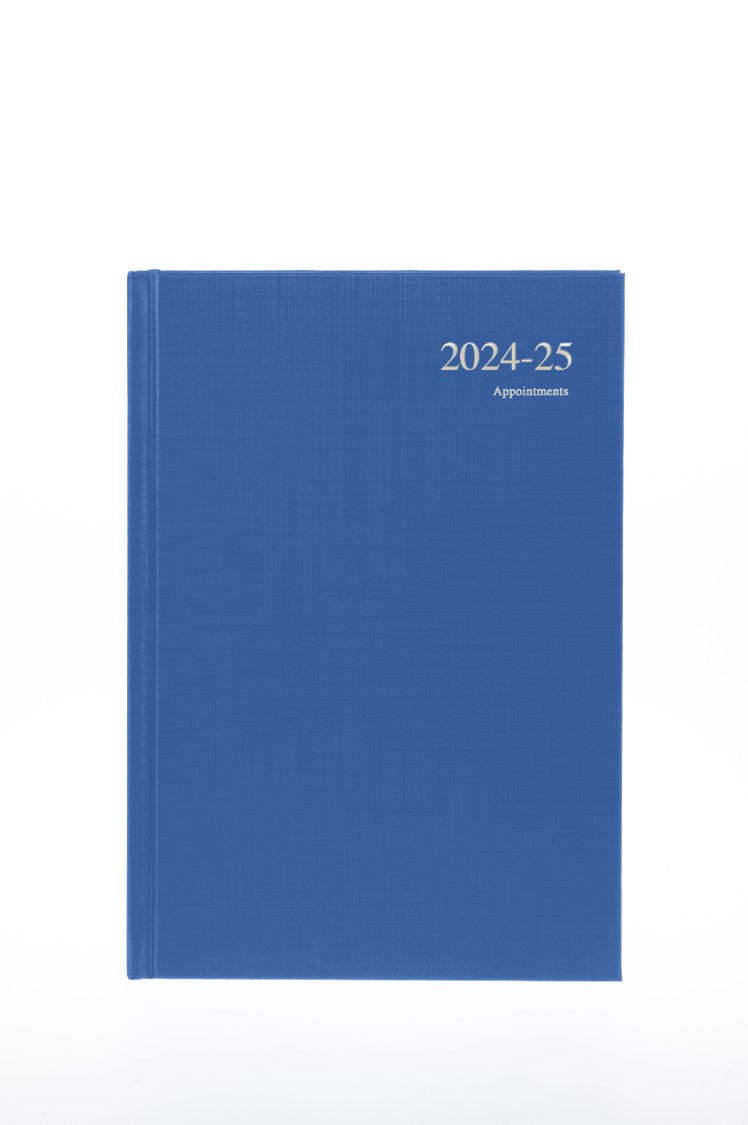 DIARY ESSENTIAL A4 FINANCIAL YEAR 24-25 APPOINTMENT ESSA41M.60 DTP BLUE   G93970