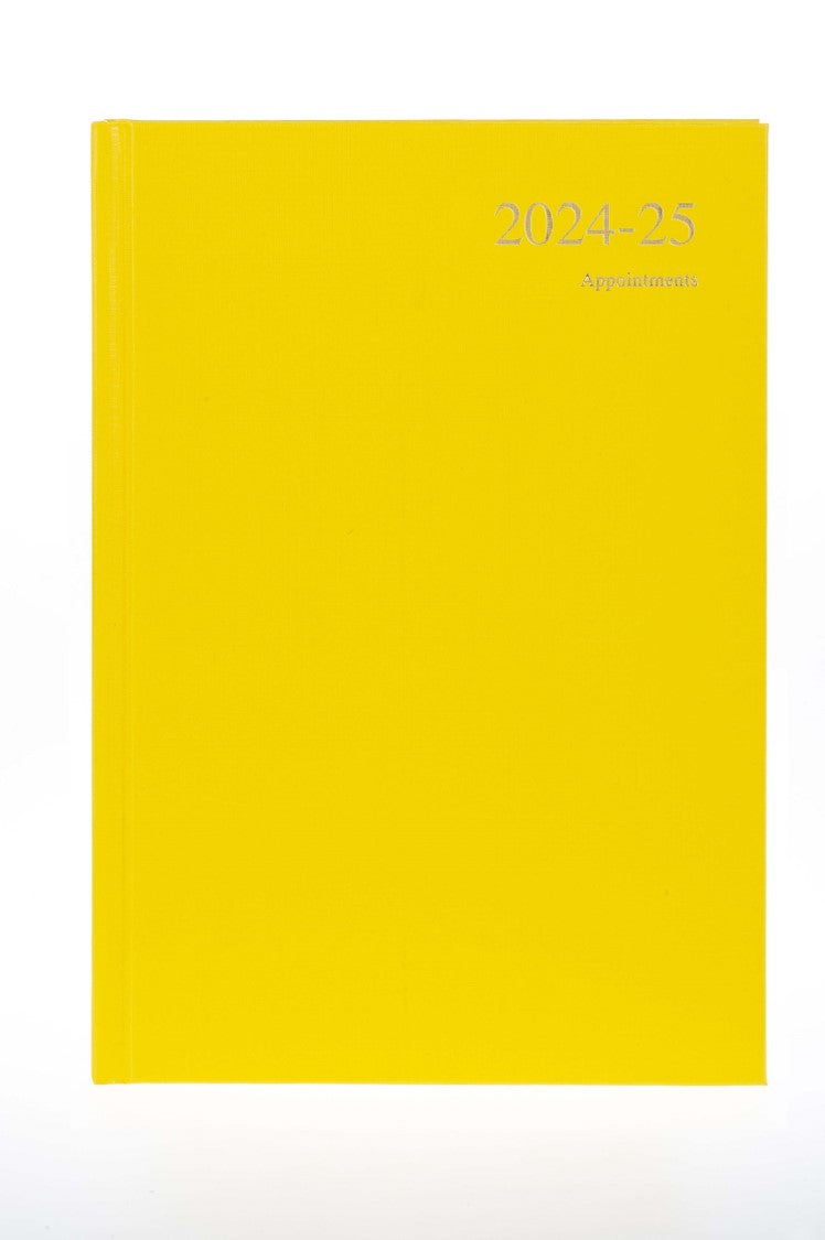 DIARY ESSENTIAL A4 FINANCIAL YEAR 24-25 APPOINTMENT ESSA41M.45 DTP YELLOW   G93973