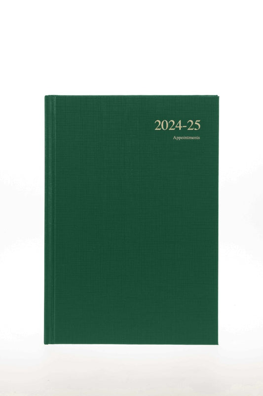 DIARY ESSENTIAL A4 FINANCIAL YEAR 24-25 APPOINTMENT ESSA41M.52 DTP GREEN   G93974