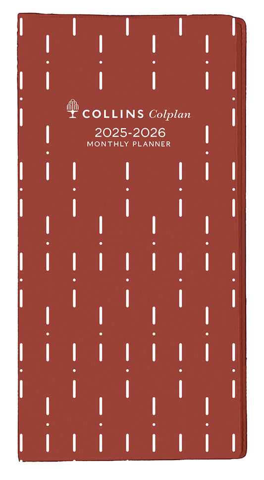 PLANNER DIARY 2025 COLLINS COLPLAN B6/7 11W.V15 MTV RED   G93976