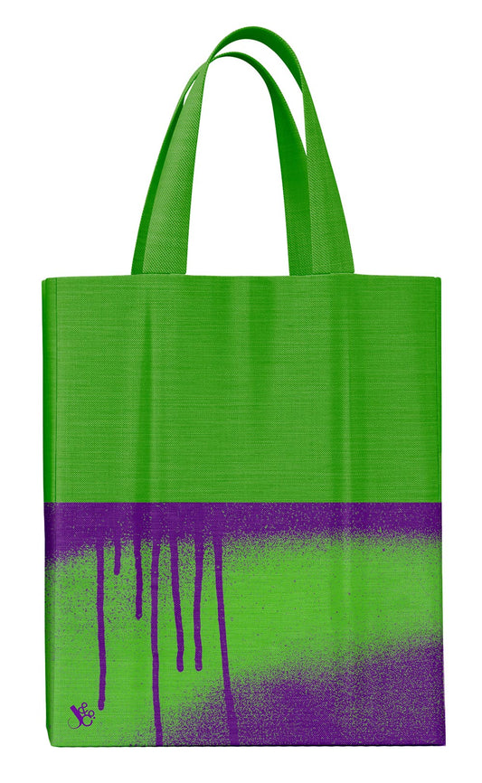 TOTE BAG JUMBLE & CO FIT A4 BITS & BOBS COTTON POLYESTER MIX GREEN   G94360