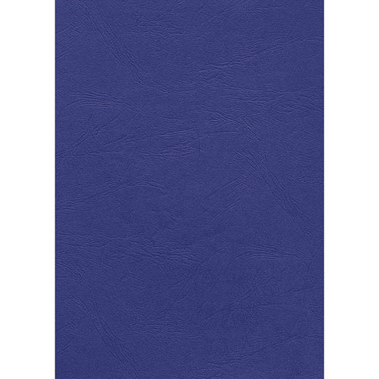 BINDING COVER GNS BASIC A4 300GSM LEATHERGRAIN BLUE PK100   G94408