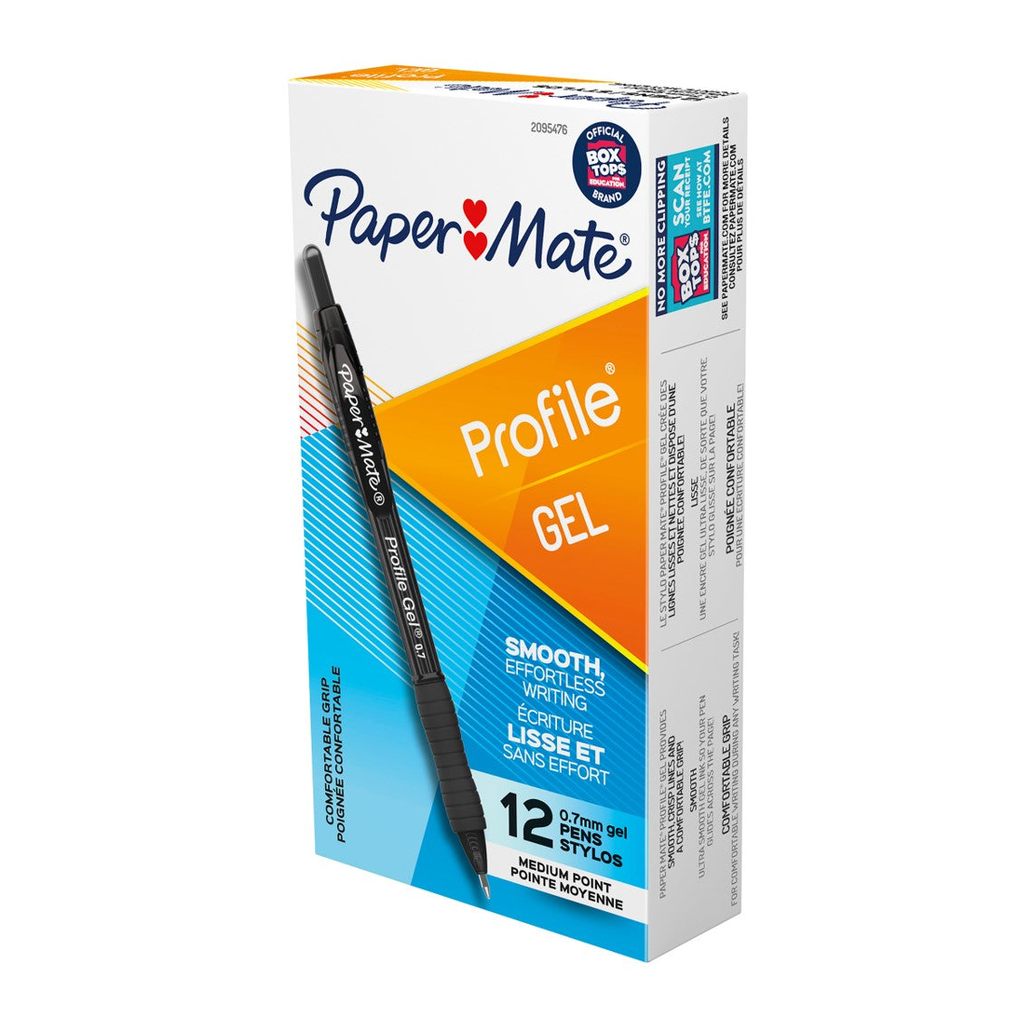 PEN PAPERMATE PROFILE GEL RETRACTABLE 0.7MM BLACK   G94440