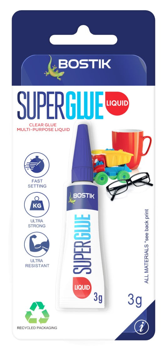 GLUE BOSTIK SUPER GLUE 3ML   G94484