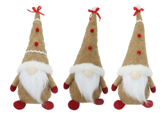 GNOME XMAS 30CM GINGERBREAD ASST   G94523