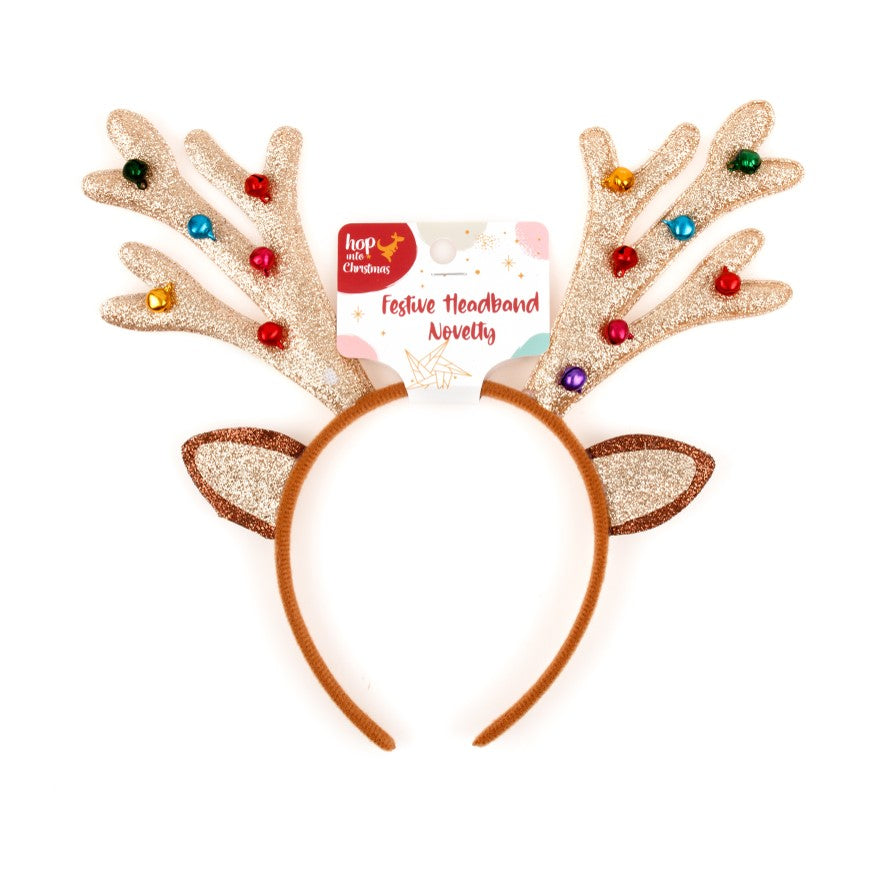 HEADBAND XMAS WITH REINDEER EARS   G94526