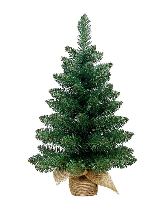 TABLE TREE XMAS 60CM PINE SACK POT   G94527