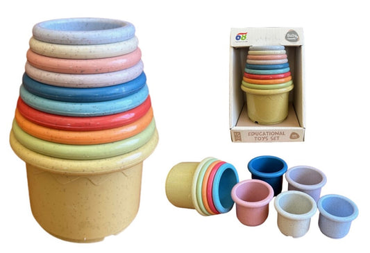 TOY STACKING CUPS BIO PLASTIC   G94552