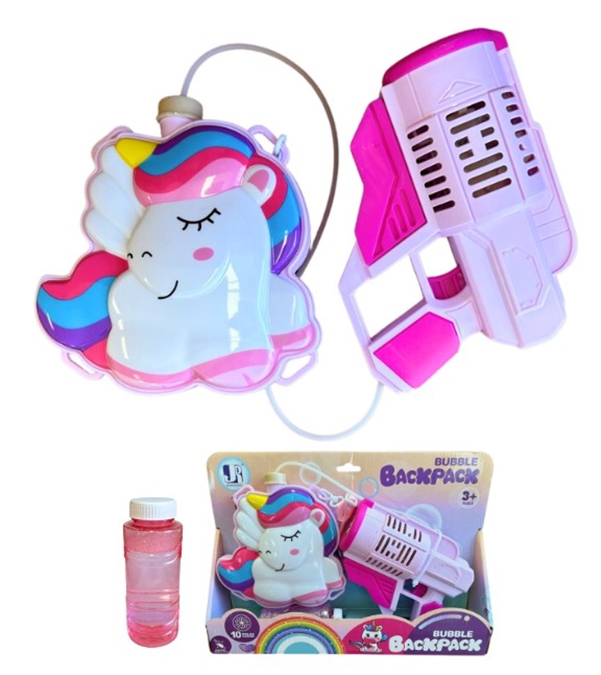 TOY BUBBLES UNICORN BACKPACK   G94562