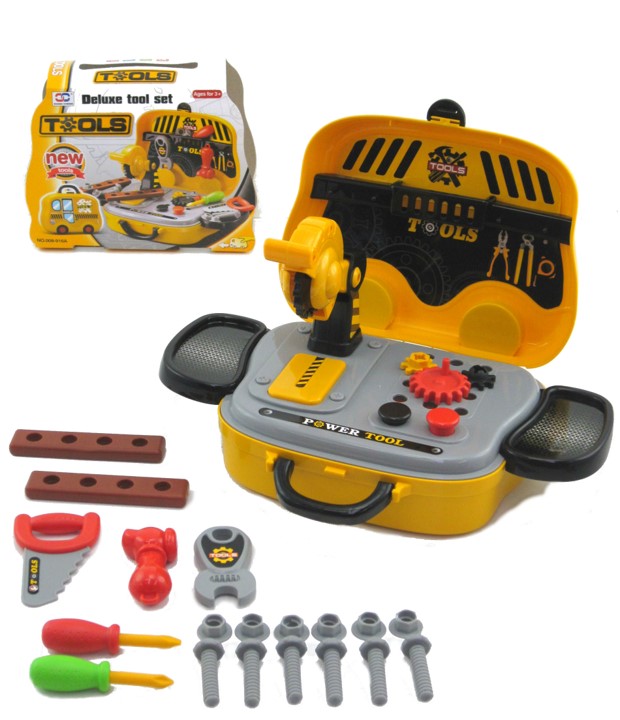 TOY TOOL SET DROP SAW CARRY CASE   G94655