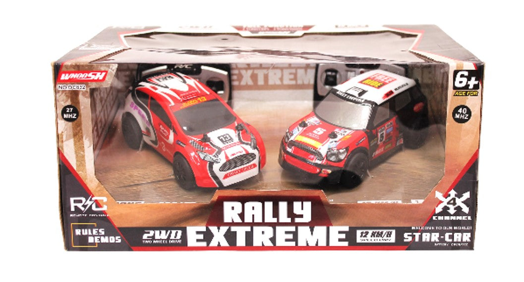 TOY REMOTE CONTROL RALLY EXTREME TWIN SET   G94684